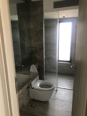 Bathroom in 3 BHK Apartment at Rustomjee Paramount F Wing, Khar West – for Rent