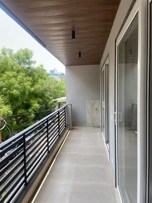 Balcony in 3 BHK Builder Floor at Greater Kailash I – for Rent