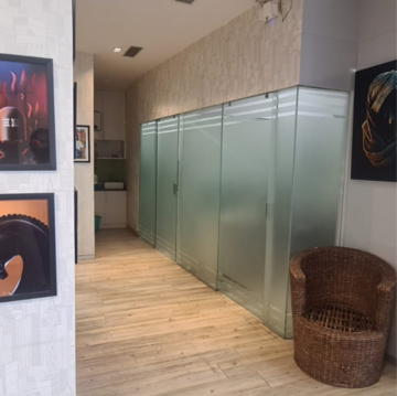 Bathroom in  Office Space at Vipul Trade Centre, Dhani – for Rent