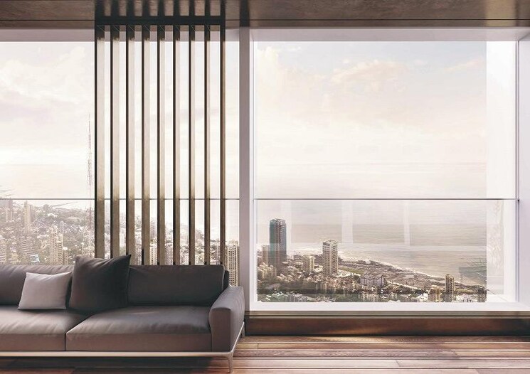 Living Room, oberoi-skyz 5 Bedroom 7500 Sq.Ft. Apartment In Worli Mumbai 9322499