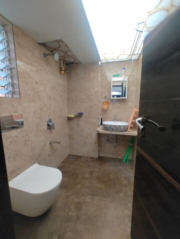 Bathroom in 2 BHK Apartment at Suyog CHS Naupada, Naupada – for Sale