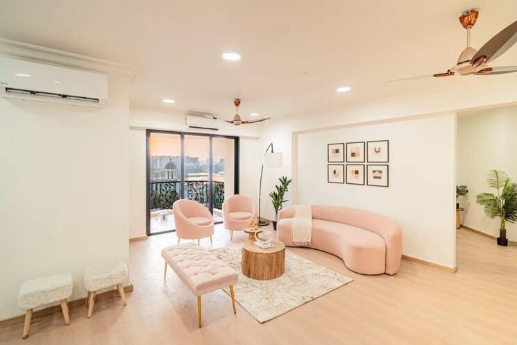 Living Room, hiranandani-gardens-solitaire 4 Bedroom 2300 Sq.Ft. Apartment In Powai Mumbai 9322557