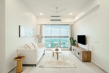 Living Room in 3 BHK Apartment at Raj Infinia, Malad West – for Sale
