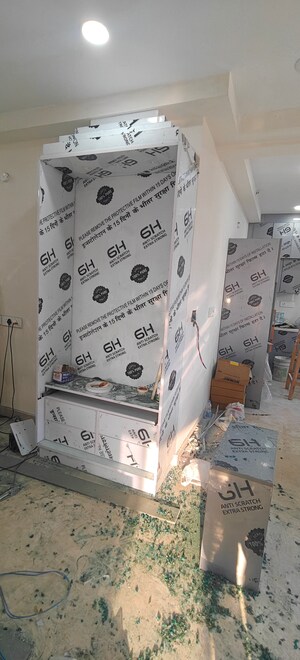 Floor Plan in 3 BHK Apartment at Aurobindo Kohinoor, Serilingampally – for Rent