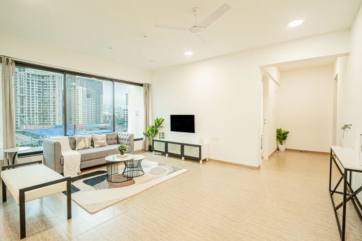 Living Room, mahindra-splendour 3 Bedroom 1640 Sq.Ft. Apartment In Bhandup West Mumbai 9322645