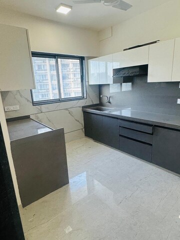 Kitchen in 3 BHK Apartment at Shubham Trident, Chembur – for Rent