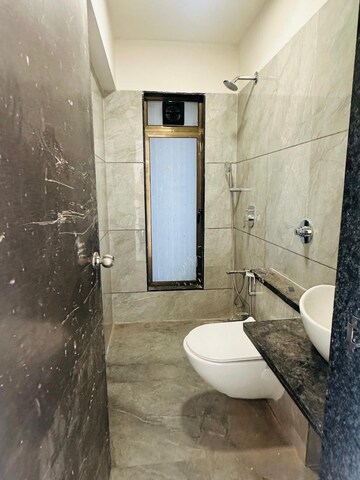 Bathroom in 3 BHK Apartment at Shubham Trident, Chembur – for Rent
