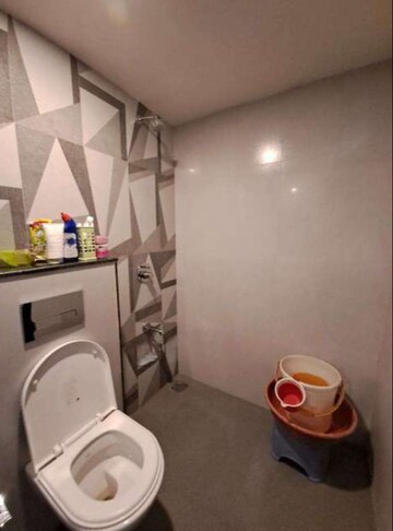 Bathroom in 1 BHK Apartment at Lodha Casa Viva, Majiwada – for Rent