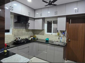 Kitchen in 3 BHK Apartment at Accurate Wind Chimes, Gachibowli – for Rent
