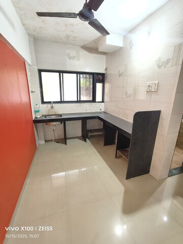 Kitchen in 1 BHK Apartment at Vastu Anand Apartment, Kalwa – for Rent