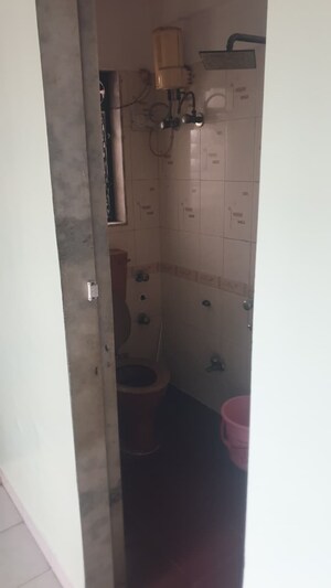 Bathroom in 2 BHK Apartment at Sector 11 Kopar Khairane – for Rent