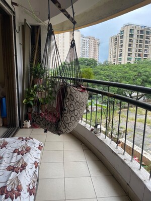 Balcony in 2.5 BHK Apartment at Rutu Towers, Ghodbunder Road – for Sale