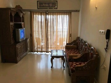 Living Room in 2.5 BHK Apartment at Lodha Splendora, Ghodbunder Road – for Rent