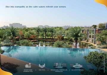 Swimming Pool in 3 BHK Apartment at Godrej Blue, B L Saha Road – for Sale