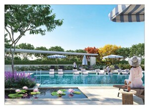 Swimming Pool in 3 BHK Apartment at Emaar Elite Oasis, Gomti Nagar – for Sale