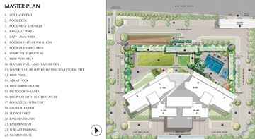 Master Plan in 3 BHK Apartment at Emaar Elite Oasis, Gomti Nagar – for Sale