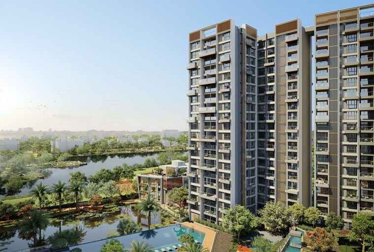 Exterior View, godrej-blue 4 Bedroom 2522 Sq.Ft. Apartment In B L Saha Road Kolkata 9322882