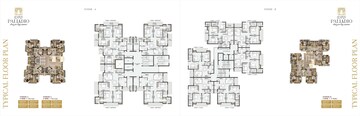 Floor Plan in 2 BHK Apartment at BP DPS Palladio, Mastemau – for Sale