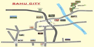 2 BHK Apartment – Map Location View at Sahu City, Sultanpur Road - for Sale