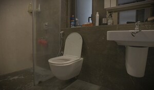 Bathroom in 2 BHK Apartment at Lodha The Park, Worli – for Rent