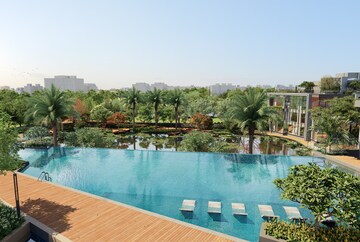 Swimming Pool in 4 BHK Apartment at Godrej Blue, B L Saha Road – for Sale