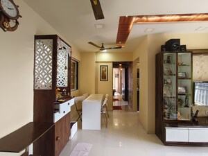 Living Room in 2 BHK Apartment at Laabh Gloria, Ghodbunder Road – for Sale