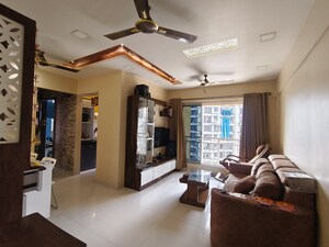 Living Room in 2 BHK Apartment at Laabh Gloria, Ghodbunder Road – for Sale