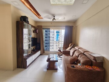 Living Room in 2 BHK Apartment at Laabh Gloria, Ghodbunder Road – for Sale