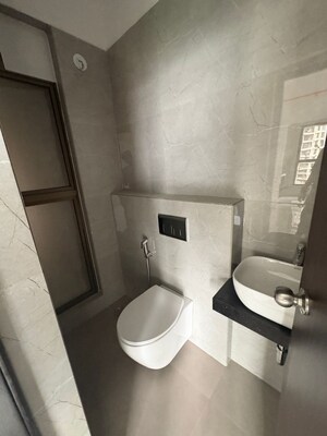 Bathroom in 1 BHK Apartment at Raymond Aashiyana, Vartak Nagar – for Rent