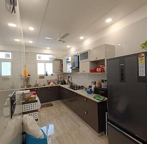 Kitchen in 3 BHK Builder Floor at BP Homes, Sector 85 – for Sale