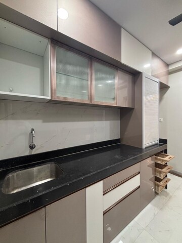 Kitchen in 3 BHK Apartment at Runwal Gardens, Dombivli East – for Rent
