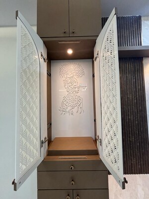 Building Lobby in 3 BHK Apartment at Runwal Gardens, Dombivli East – for Rent