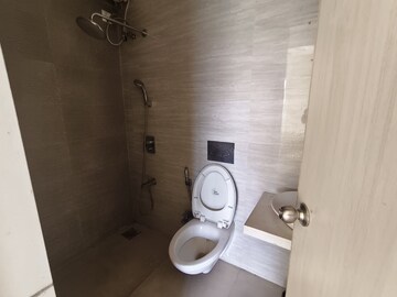 Bathroom in 1 BHK Apartment at Vihang Vermont, Ghodbunder Road – for Rent
