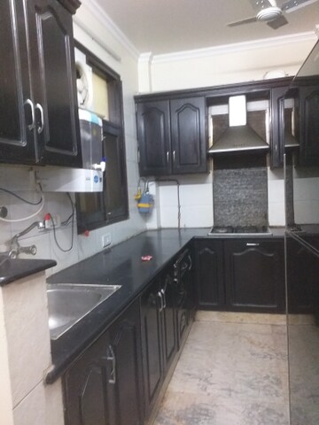 Kitchen in 3 BHK Builder Floor at East Patel Nagar – for Rent