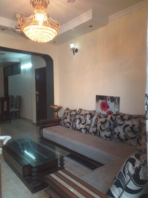 Living Room in 3 BHK Builder Floor at East Patel Nagar – for Rent
