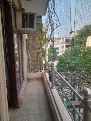 Balcony in 3 BHK Builder Floor at East Patel Nagar – for Rent