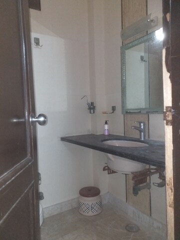 Bathroom in 3 BHK Builder Floor at East Patel Nagar – for Rent