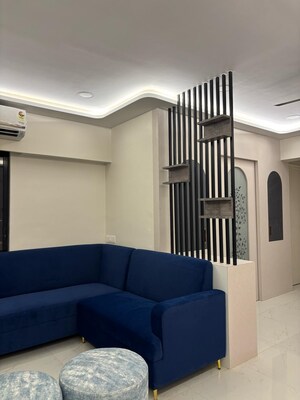 Living Room in 3 BHK Apartment at Runwal Gardens, Dombivli East – for Sale