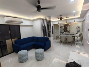 Living Room in 3 BHK Apartment at Runwal Gardens, Dombivli East – for Sale