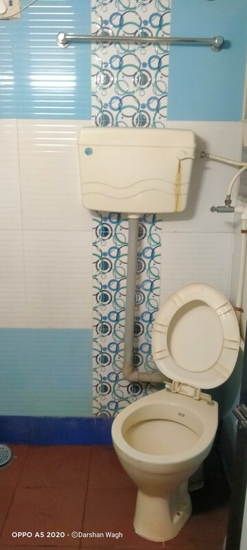 Bathroom in 1 BHK Apartment at Jalaram Park, Bhandup West – for Rent