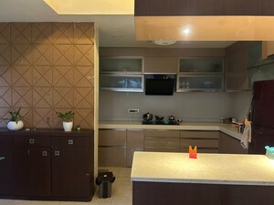 Kitchen in 3 BHK Villa at Coral Heights, Kavesar – for Rent
