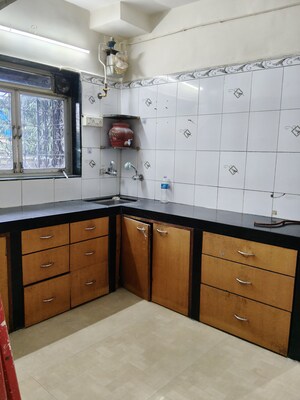 Kitchen in 1 BHK Apartment at Sagar Avenue, Santacruz East – for Rent