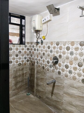 Bathroom in 1 BHK Apartment at Sagar Avenue, Santacruz East – for Rent