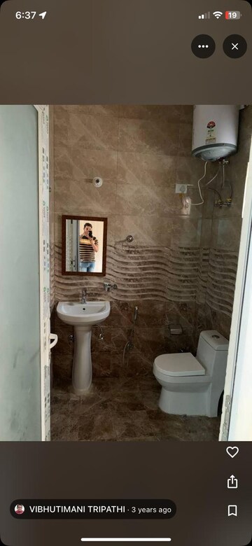Bathroom in 2 BHK Independent House at Migsun Delta Street, Delta Ii Greater Noida – for Rent