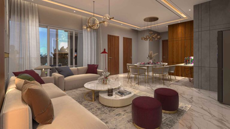 4 BHK + Extra Room 2200 Sq.Ft. Apartment in Skyline Elevate