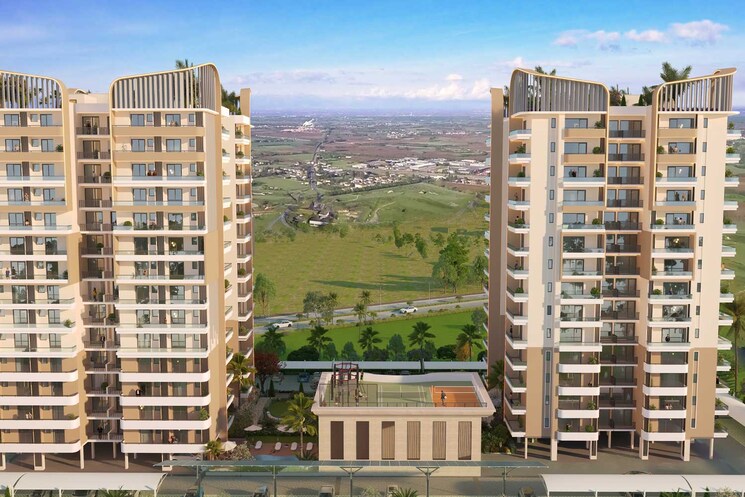 Exterior View, skyline-elevate 4 Bedroom 2200 Sq.Ft. Apartment In Ramgarh Bhudda Zirakpur 9323271