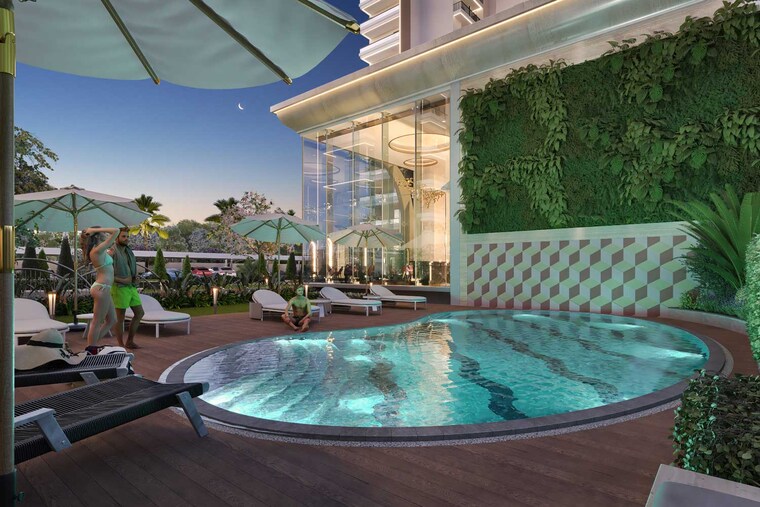 Swimming Pool, skyline-elevate 4 Bedroom 2200 Sq.Ft. Apartment In Ramgarh Bhudda Zirakpur 9323271