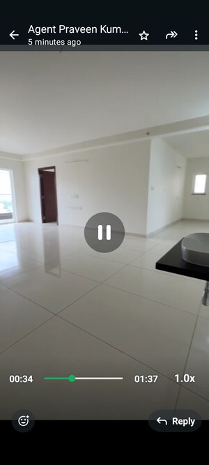 Building Lobby in 3 BHK Apartment at Vajra West City, Osman Nagar – for Sale