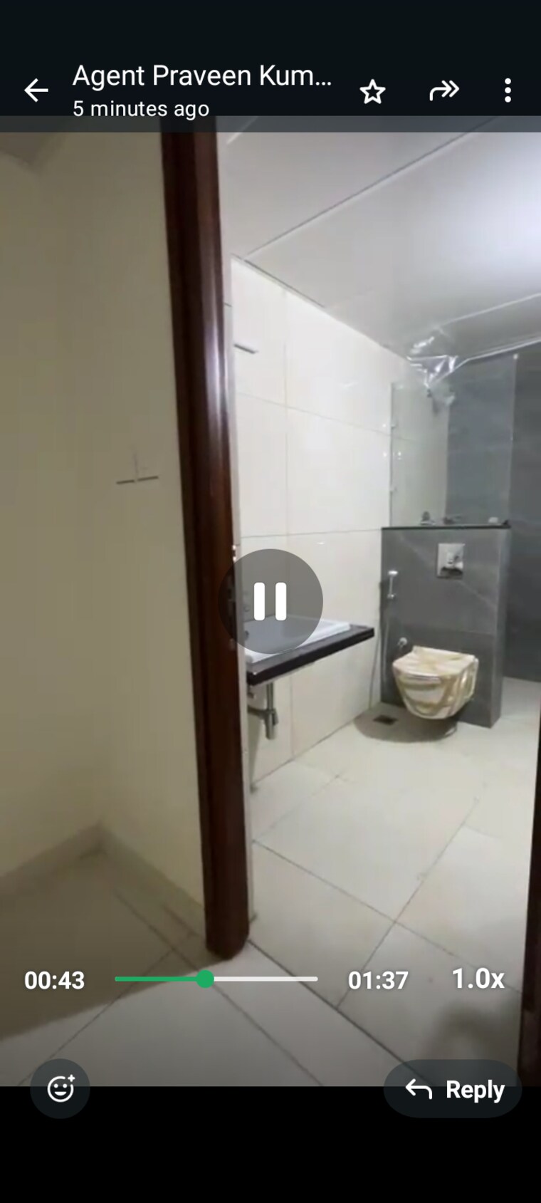Bathroom, vajra-west-city 3 Bedroom 2030 Sq.Ft. Apartment In Osman Nagar Hyderabad 9323349