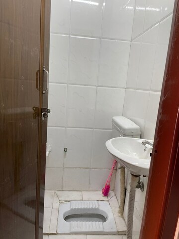 Bathroom in 1.5 BHK Independent House at Alpha 1 RWA, Alpha 1 Greater Noida – for Rent